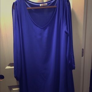 Sexy open sleeve dress